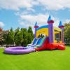 Herokiddo 14'x18' Jelly Bean Castle Commercial Grade Bounce House with Dual Slide, Detachable Pool, and Basketball Hoop. - 2 of 4