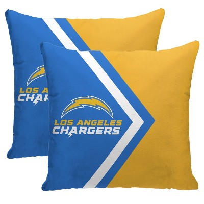 NFL Los Angeles Chargers Side Arrow Poly Span Throw Pillow - 2pk