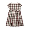 Hope & Henry Girls' Short Sleeve Ruffle Collar Party Dress with Bow, Infant - 3 of 4