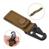 Unique Bargains Belt Keeper Key Ring Nylon Webbing Strap Hanging Gear Buckle with Snap for Outdoor Camping - 4 of 4