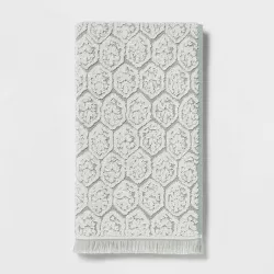Sculpted Terry Towel Green - Threshold™