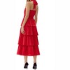 Women's Eleanor Halter Tiered Midi Dress - adelyn rae - 3 of 4