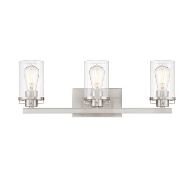 Designers Fountain Jedrek 3 - Light Vanity in  Brushed Nickel