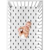 Sweet Jojo Designs Boy Baby Fitted Crib Sheet Bear Mountain Black and White - 4 of 4