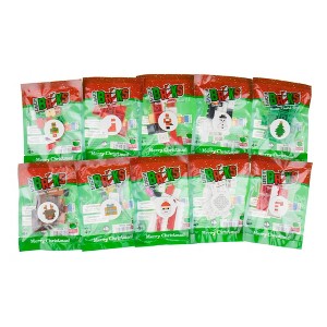 Building Bricks and Blocks Set, 3D Christmas Themed Bricks, 10 Pack, For Kids Ages 4+ - 1 of 4