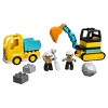 LEGO Duplo Truck And Excavator With, Crawler, Car, Drift Car 2-5 Years 10812