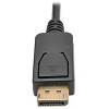 Tripp Lite 1080p DisplayPort™ Male to HDMI® Female Video Adapter/Converter Cable, Black, 6 In., P136-000 - image 3 of 4