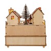 Kurt Adler 7.87-Inch Wooden LED Light-Up Santa Musical Christmas Village - 3 of 4