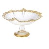 Classic Touch 12" Scalloped Bowl with Gold - 3 of 3