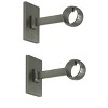 Linen Avenue Curtain Rod Decorative Drapery Bracket Rectangle Base - 3 of 4