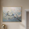 Art Remedy Two birds and a blossom branch Rustic Chic Farmhouse Wall Art Framed - 2 of 4