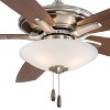 52" Minka Aire Mojo Brushed Nickel LED Down-Rod Ceiling Fan for Bedroom Living Room Dining Kitchen Office - 3 of 4