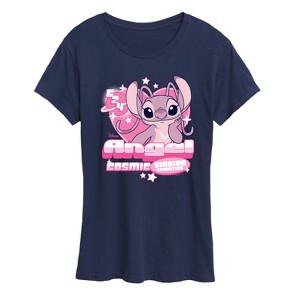 Women's - Lilo and Stitch - Y2K Angel Short Sleeve Graphic T-Shirt - 1 of 4