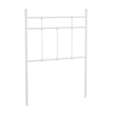 Twin Providence Metal Headboard Soft White - Hillsdale Furniture