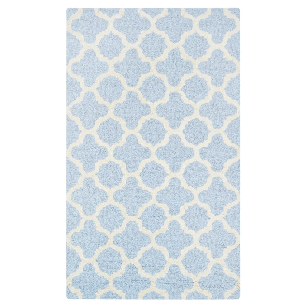 2'x3' Trellis Accent Rug Lite Blue - Safavieh