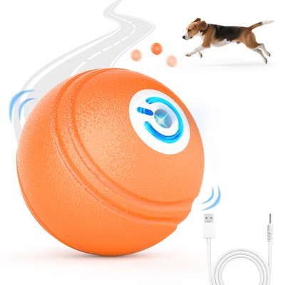 Interactive Dog Toys Ball, Smart Action Activated Rechargeable Pet Toy, TPU Material, IPX7 Waterproof Rating, Automatic Rotating/Bouncing/Moving