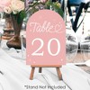 Big Dot of Happiness Wedding Hearts Pink Table Numbers Centerpieces, Double-Sided 5 x 7 inches Cards, Table Numbers - 1-20 - 3 of 4