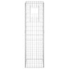 vidaXL Gabion Basket Post 15.7"x15.7"x55.1" Iron - 3 of 4