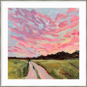 41" x 41" Oklahoma by Emily Kenney Wood Framed Wall Art Print - Amanti Art: Modern Acrylic Lithograph, Hardwood Frame - 1 of 4