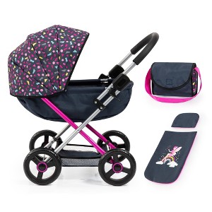 Bayer Design Dolls: Pram Cosy W/ Shoulder Bag in Navy, Hot Pink, Fairy - 1 of 4