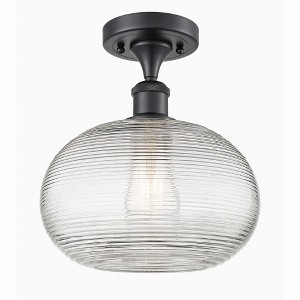 Ithaca - 1 Light Semi-Flush Mount In Industrial Style-10.75 Inches Tall and 10 Inches Wide - 1 of 1