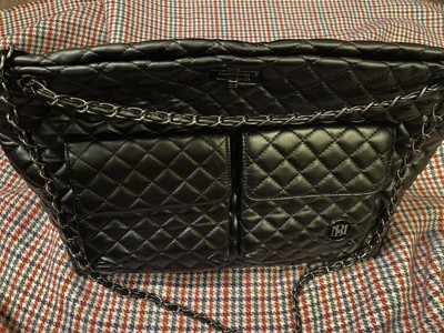 Badgley Mischka Diana Vegan Leather Tote Weekender Bag – Luggage Outlet FL