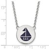 Black Bow Jewelry Sterling Silver Sigma Sigma Sigma Greek Life Necklace 18 Inch - 2 of 4