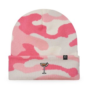 Dalix Espresso Martini Embroidered Beanie Food Warm Winter Knit Hat Women - 1 of 4