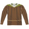 Men's Beer Priest (Front Back Print) Long Sleeve Costume T-Shirt - 3 of 4