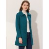 INSPIRE CHIC Women's Turn Down Collar Single Breasted Winter Outwear Overcoat - 3 of 4