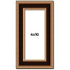 PosterPalooza | Panoramic Weathered Gold Picture Frame - UV Acrylic, Foam Board Backing, Hanging Hardware - 2 of 4