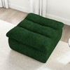 Vynxaria Bean Bag Seats - Emerald Green Floor Lounger, Armless Backless Sofa Chair for Living Room & Office (Modern Minimalist Design) - 2 of 4