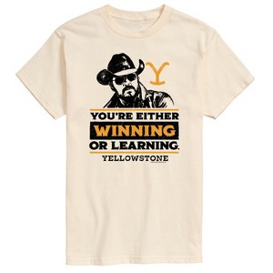 Men's - Yellowstone - Your Either Winning Or Learning Short Sleeve Graphic T-Shirt - 1 of 4