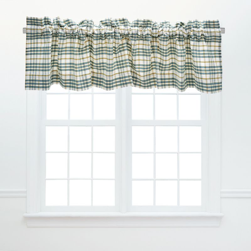 C&F Home Simmons Plaid White Valance Collection, 1 of 5