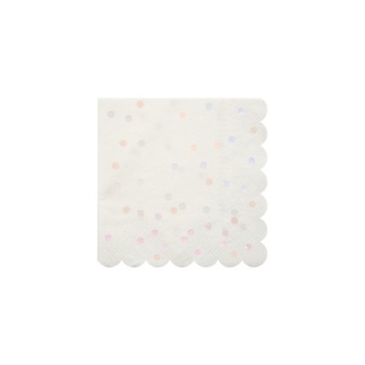 Meri Meri Iridescent Spots Small Napkins