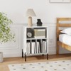 Tangkula Record Player Stand w/Charging Station 5 Storage Compartments Anti-toppling Kits - 2 of 4