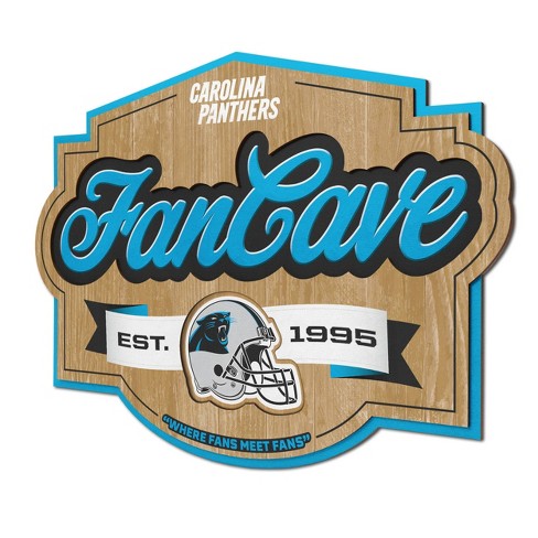 NFL Carolina Panthers 3D Logo Series Wall Art - 12x12