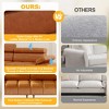 86'' Futon Sofa Bed, 3 Seater PU Faux Leather Futon Sleeper Couches Sofa with Adjustable Sofa Backrest and 6-position adjustable headrest - 4 of 4