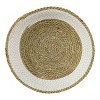 Woven White Decorative Bowl Seagrass & Rope - Foreside Home & Garden - 4 of 4