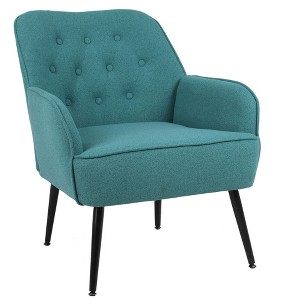 NicBex Mid-Century Modern Accent Chair,Living Room Chair with Wood Arms,Armchair for Living Room,Bedroom,Office - 1 of 4