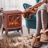 NAYSAYE Indoor Fireplace Freestanding Stove Classic Style for Living Room , Red, 14.3"*9.5"*18" - 2 of 4