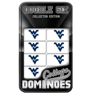 MasterPieces Officially Licensed NCAA West Virginia Mountaineers 28 Piece Dominoes Game for Adults - 1 of 3