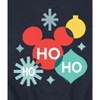 Men's - Disney - Holiday Ho Ho Ho Shapes Graphic Fleece Sweatshirt - 2 of 4
