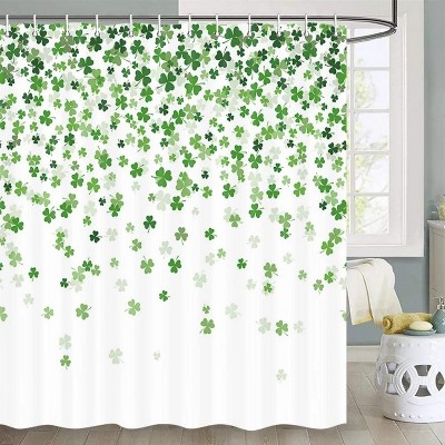 LunaLulinlk Clover Shower Curtain