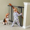 BabyBond 27-43 Inches Baby Gate for Stair and Doorway,with Extenders and Pressure/Hardware Mounting Kit, 30" Tall - 2 of 4
