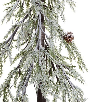 The Lakeside Collection Lighted Alphine Christmas Trees - 3 1/2-Ft.