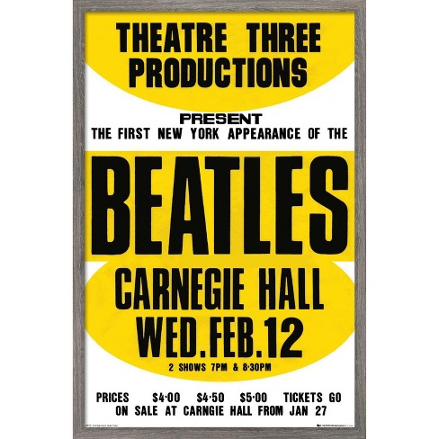 Trends International The Beatles - Carnegie Hall Framed Wall