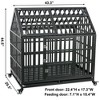 44' Heavy Duty Dog Cage pet Crate with Roof - 2 of 4