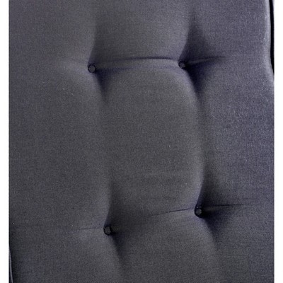 Haven 5-Piece Gray Wicker Recliner Set with Blue Cushions