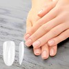 Unique Bargains Women's Oval Shape Fake Nails Clear 1 Set - 2 of 4